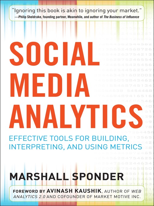 Title details for Social Media Analytics by Marshall Sponder - Available